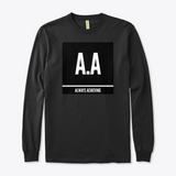 Always Achieving Black Logo Long Sleeves