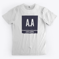 Always Achieving Blue Logo Tees