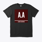 Always Achieving Red Logo Tees