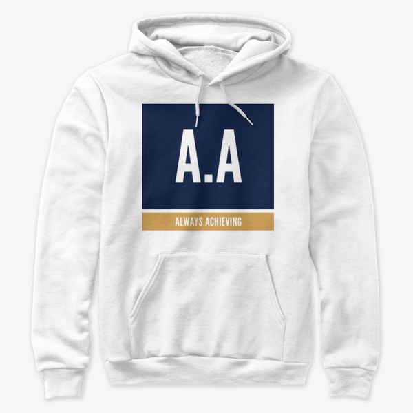 Always Achieving Multi-Color Logo Hoodies